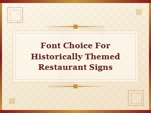 Choosing Period-Perfect Display Fonts for Historical Restaurant Signs